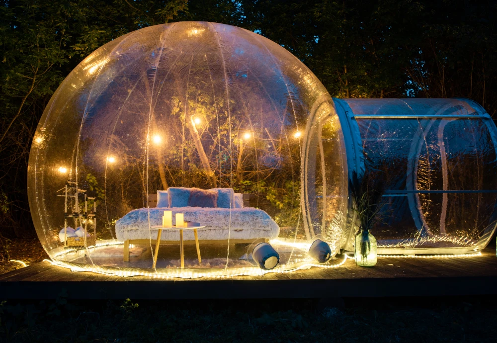 bubble crystal tent